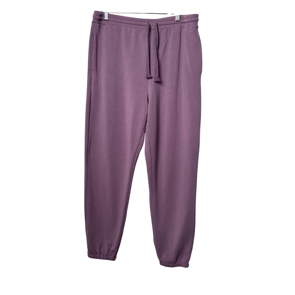 Madewell MWL Superbrushed Easygoing Sweatpants Joggers Loungewear Purple L